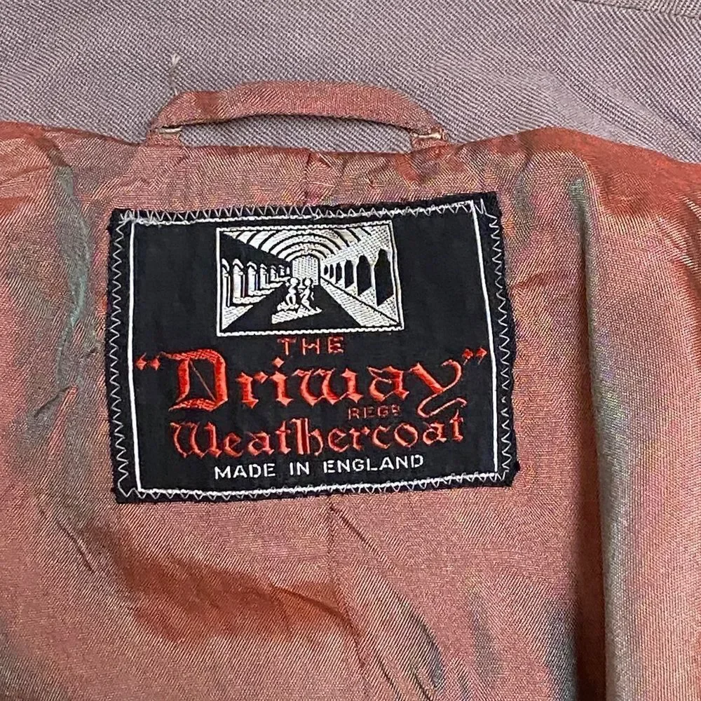 VTG,The Driway Beige Weathercoat Made In England Size Approximate M L Unisex